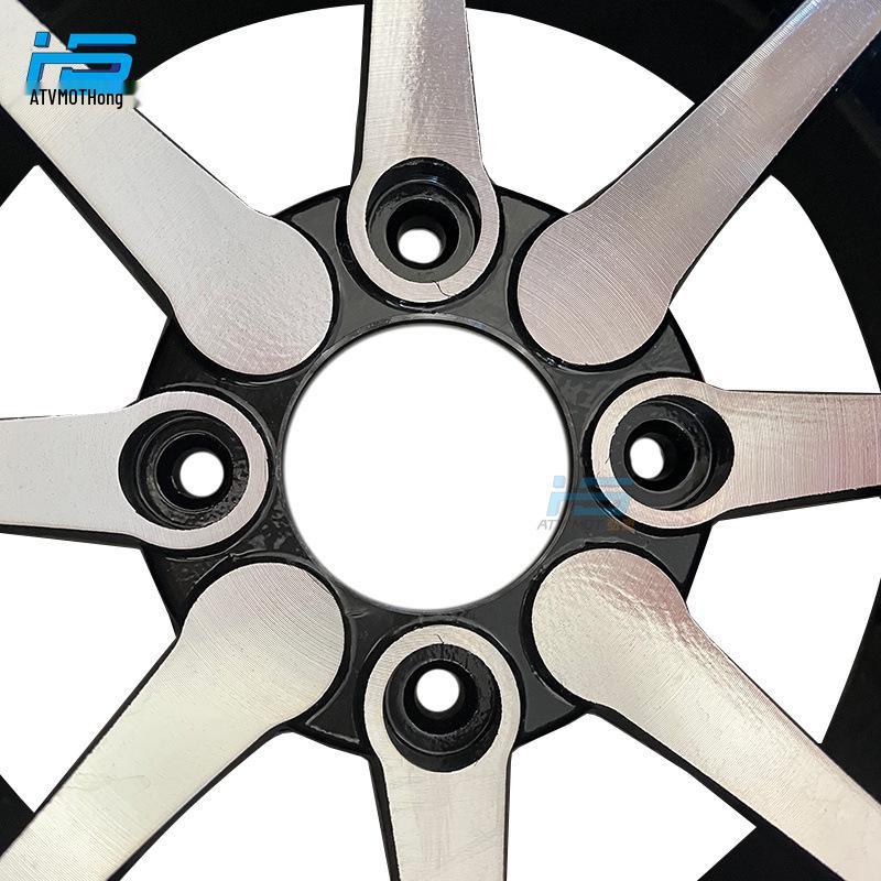 8-Strip 25X8-12 Inch Front Aluminum Alloy Wheel Rim for Go-Kart/ATV Off-road Beach Buggy