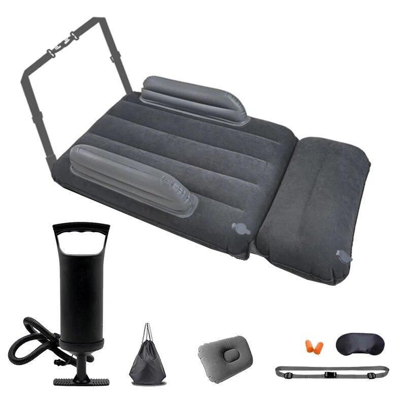 

Новый детский надувной походный матрас с большой надувной подушкой, сумка для хранения для детей и взрослых, для использования в автомобиле или для путешествий на самолете