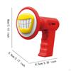 Trumpet Changer Microphone Toy Funny Large Mouth Loudspeaker with 6 Kinds Voices Trick Joke