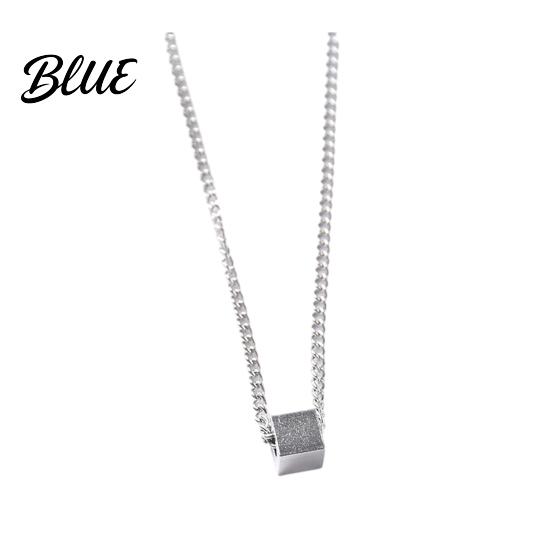 Chic Geometric Design Necklace Pendant for Men Cube Quality