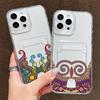 Card Slot Holder Silicone Wallet Pocket Case For Realme 10 C21 C21Y iPhone 14 16 15 Samsung A06 A16 A54 Infinix Note 30 Pro Cover Clear Phone Bumper