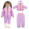 MSYO 18 Inch Doll Clothes for American Dolls Girl 18 Inch Doll Dresses Accessories Winter Outfits for 45cm Dolls