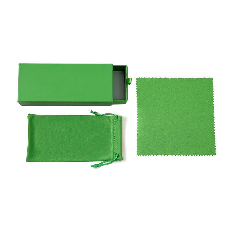 Rectangular Solid Color Drawer-Type Eyeglass Case - Portable, Pressure-Resistant Sunglasses Holder.