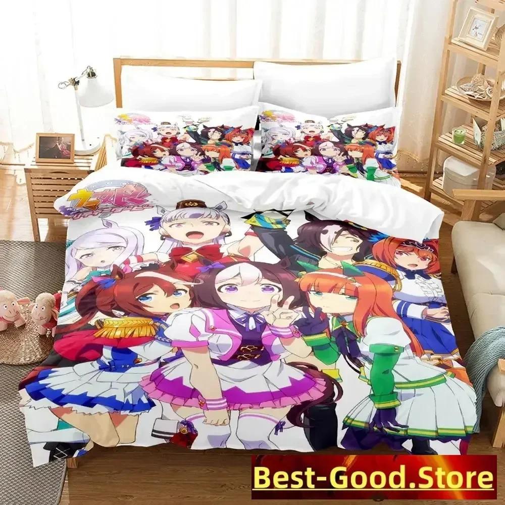 

3D Prety Derby Beding Set Single Twin Printed Bed Linen Set With Pilowcase Bed Soft Duvet Cover Soft Single Double Quen Super King-Sized Dimensionsd 135*200cm Eu-Single