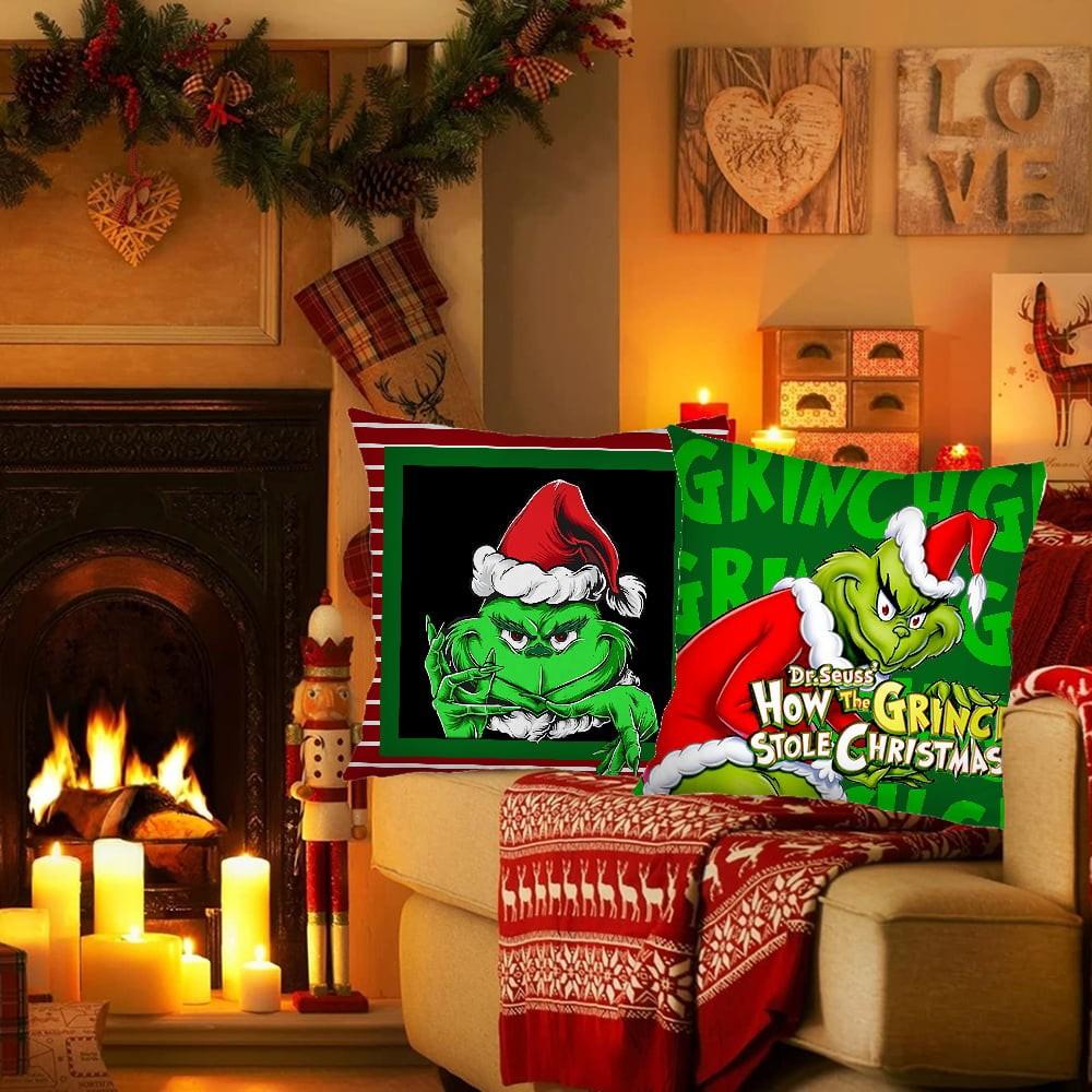 Morsomt juleputetrekk Lendevarputetrekk Sofa Hjemmedekor Putetrekk