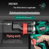 Green Forest 16,8V Akku-Schlagbohrschrauber-Set mit bürstenlosem Motor und CN-Stecker (Adapter enthalten)