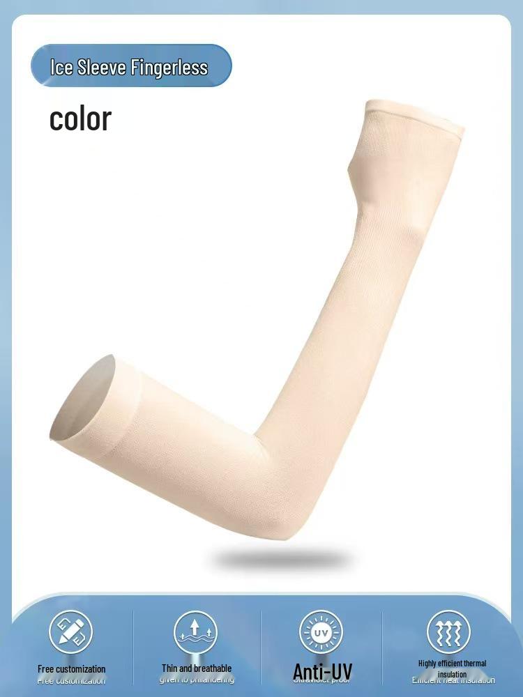 Ice Silk Anti-UV Sun Protection Sleeves for Men & Women – Cool Arm Covers for Driving