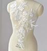 Exquisite Rayon Cotton Embroidered Lace Flower Sticker Wedding Dress Handmade Diy Material Clothing Decorative Accessories