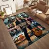 Michael Jackson 77 Floor Rug Office Rug Suitable for Dining Room Study room Kitchen Foyer Anti-slip Rug Anime Office Decor