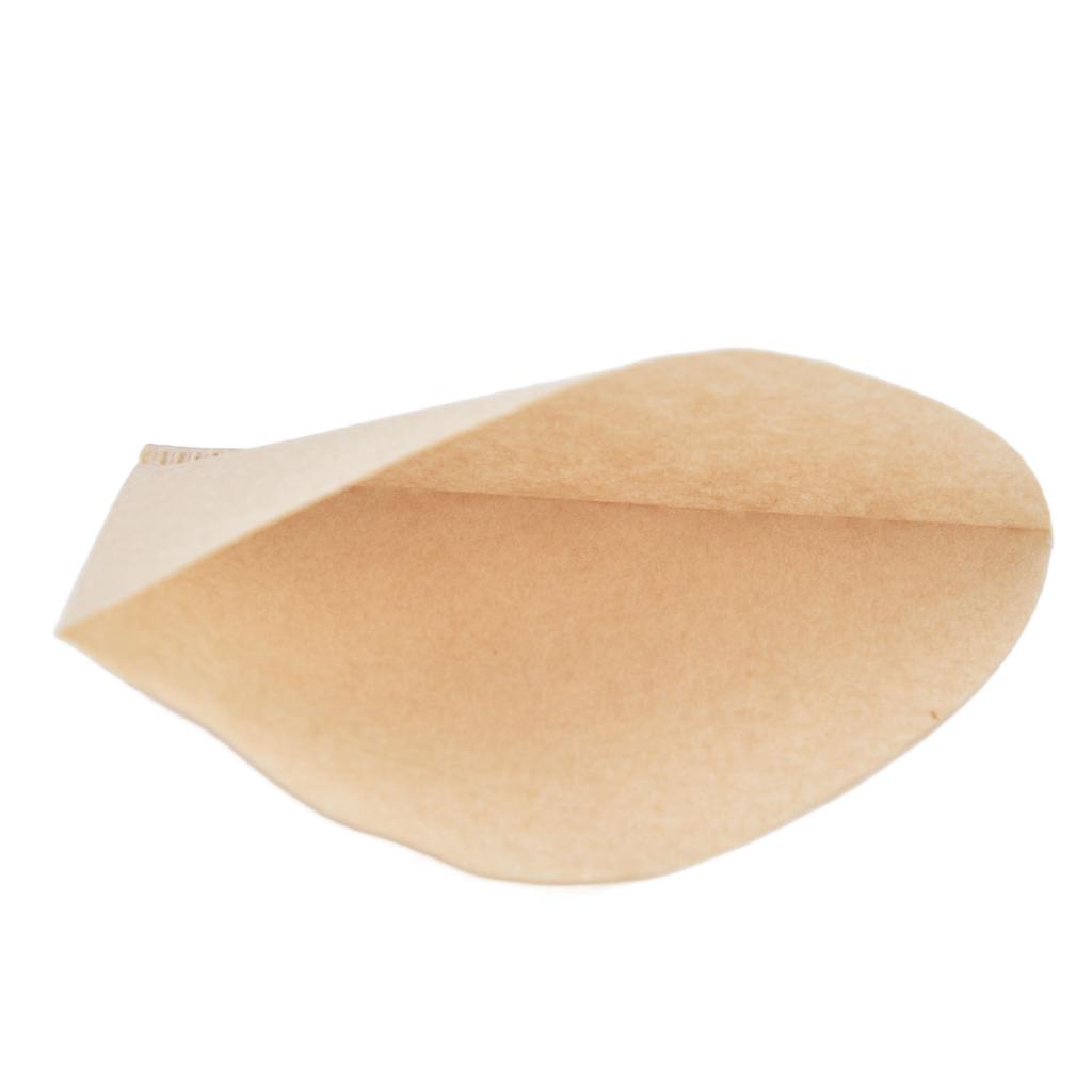 /Bolsa Papel de Filtro para Café Sin Blanquear Desechable Papel de Pulpa de Madera Forma de Cono para Cafetera de Goteo Filtros de Café Desechables