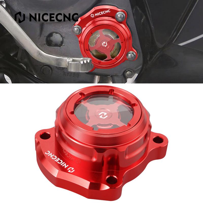 For 2017-2021 Honda CRF250L/Rally Transparent Engine Oil Filter Cover Cap for Honda CRF300L/Rally 2021-2023 CRF250L 2013-2016