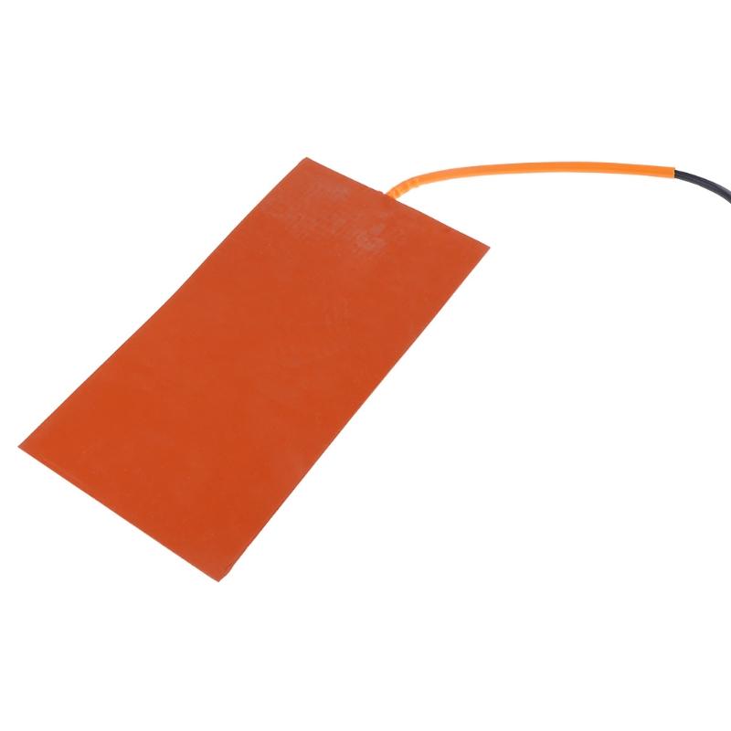 Tappetino Riscaldante in Silicone 152X304mm 100W Flessibile per Tappetino Riscaldante Borsa per Consegna Cibo Caldo Pizza 12V Con Cavo di Alimentazione Staccabile