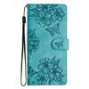 For Honor 200 Pro 5G Case Butterfly Flower Pattern Skin-Touch Leather Phone Cover