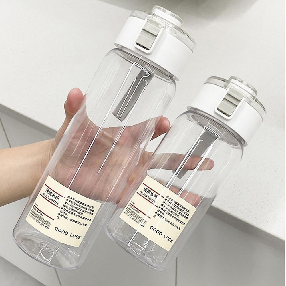350/550/750/ml Children's School Water Bottle Transparent Water Bottle Reusable Leak Proof Durable Water Bottle with DrinkingCap
