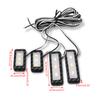 4Pcs Car Light Mini LED Auto Interior Atmosphere Light Colorful Decorative Lamp