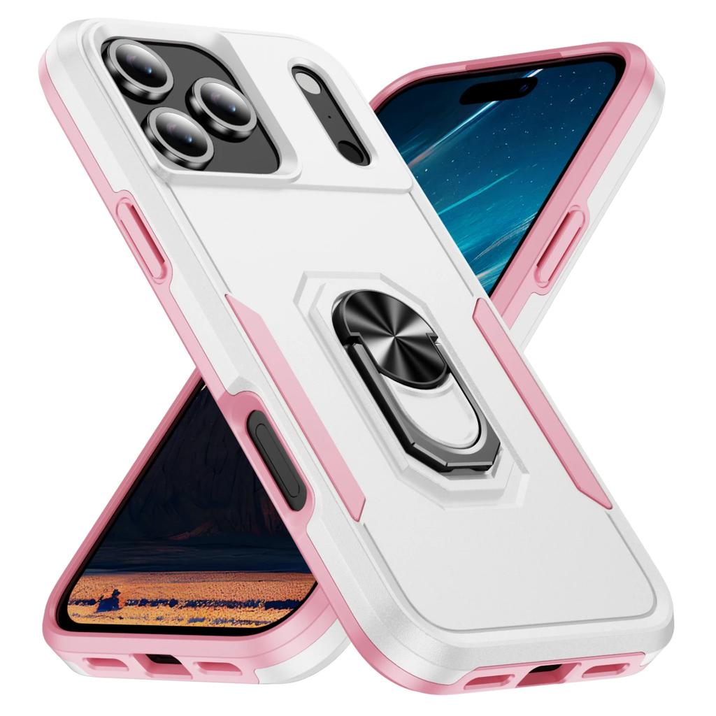 New Metal Stand Military Grade Case For For Iphone 17 Pro Max Armor Cover For For Iphone 17 Air 16 15 14 13 12 11 Pro Max Plus 16e Coque