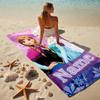 Custom Name Frozen Friends Stylish Digital Printing Beach Towel Quick‑Drying Absorbent Blanket for Beach Pool Gym Travel