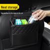 Multifunctional Car Seat Back Organizer with Trash Bag and Interior Decoration
