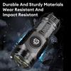 Three-Eyed Monster Mini Flashlight Super Bright Pocket Flashlight Torches 5 Modes Rechargeable & Waterproof Handheld Flashlight