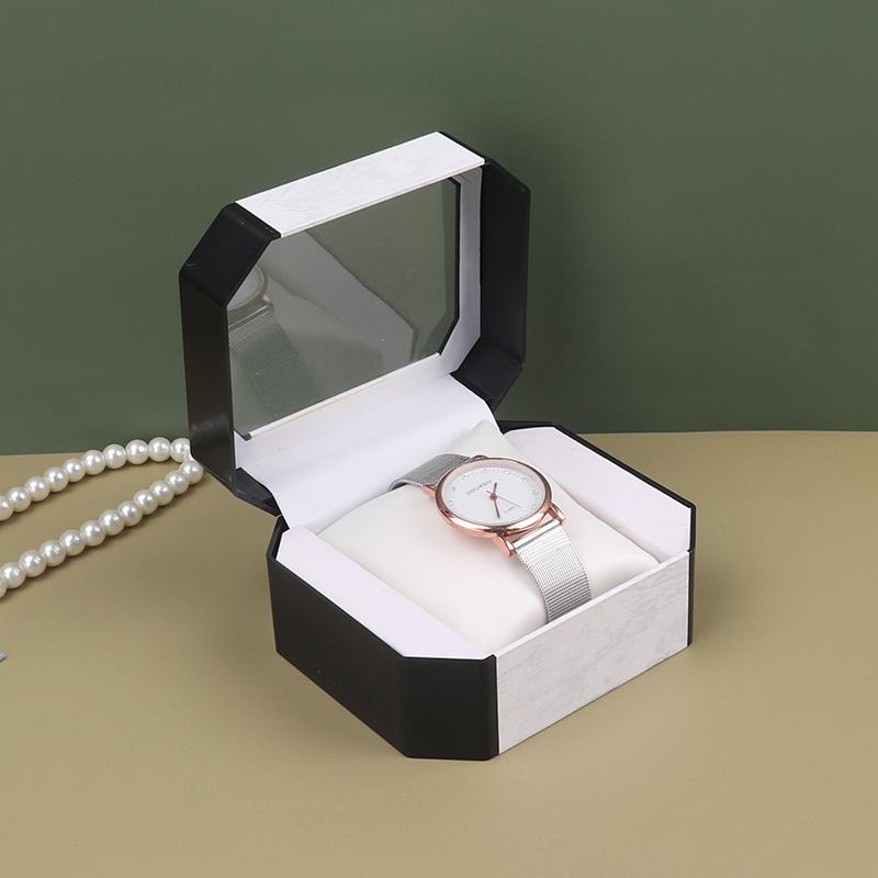 Pudełko na zegarek Wysokiej klasy europejskie męskie pudełko akrylowe do ekspozycji zegarków Pudełko do przechowywania zegarków