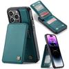 Vertical Cards Solt Leather Wallet Case for IPhone 14 15 Pro Max 11 12 13 Promax 14Plus RFID Stand Holder Magnetic Bag Cover