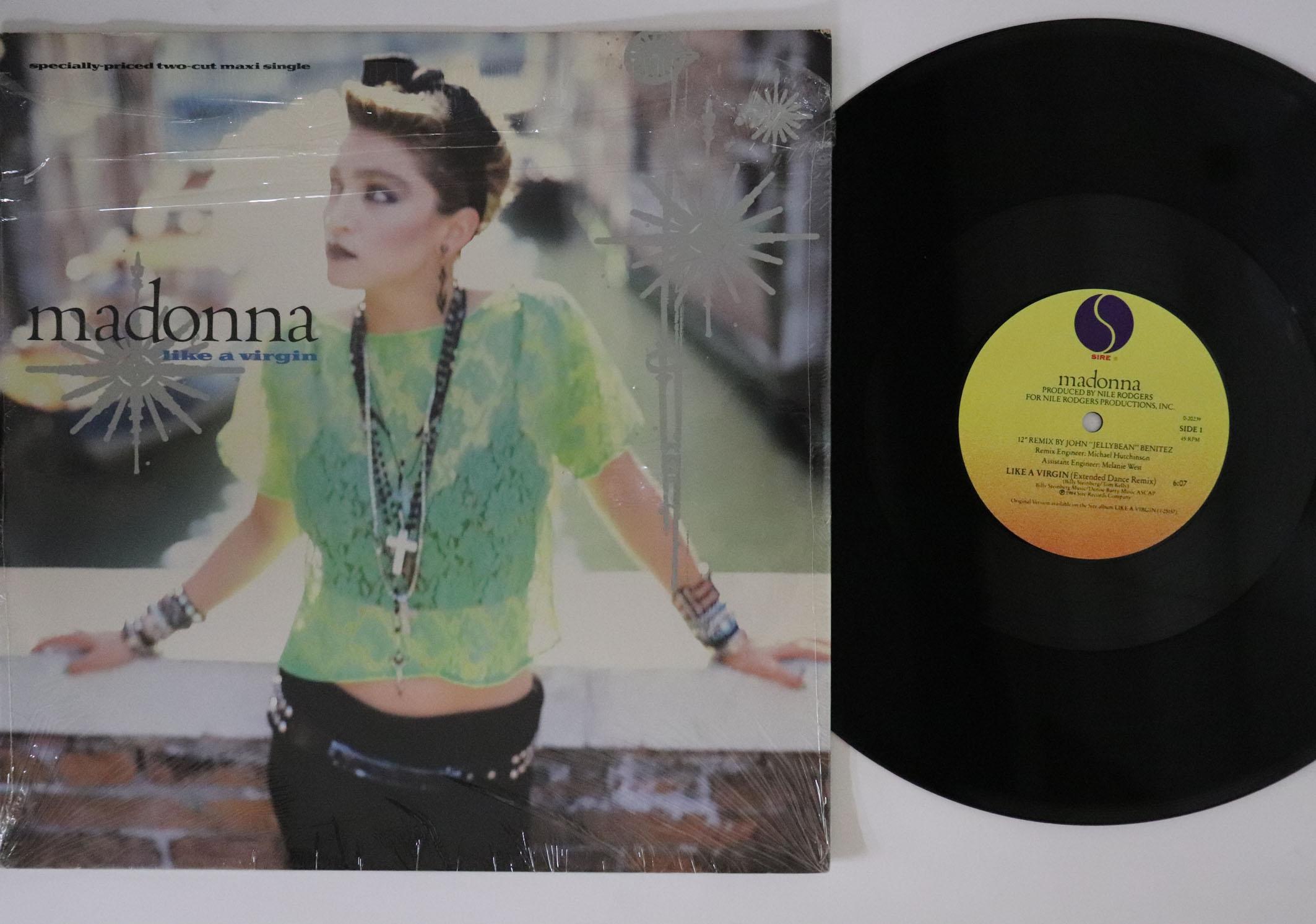 

12inch Record MADONNA - Like A Virgin 020239 Sire 1984 US Pop Used