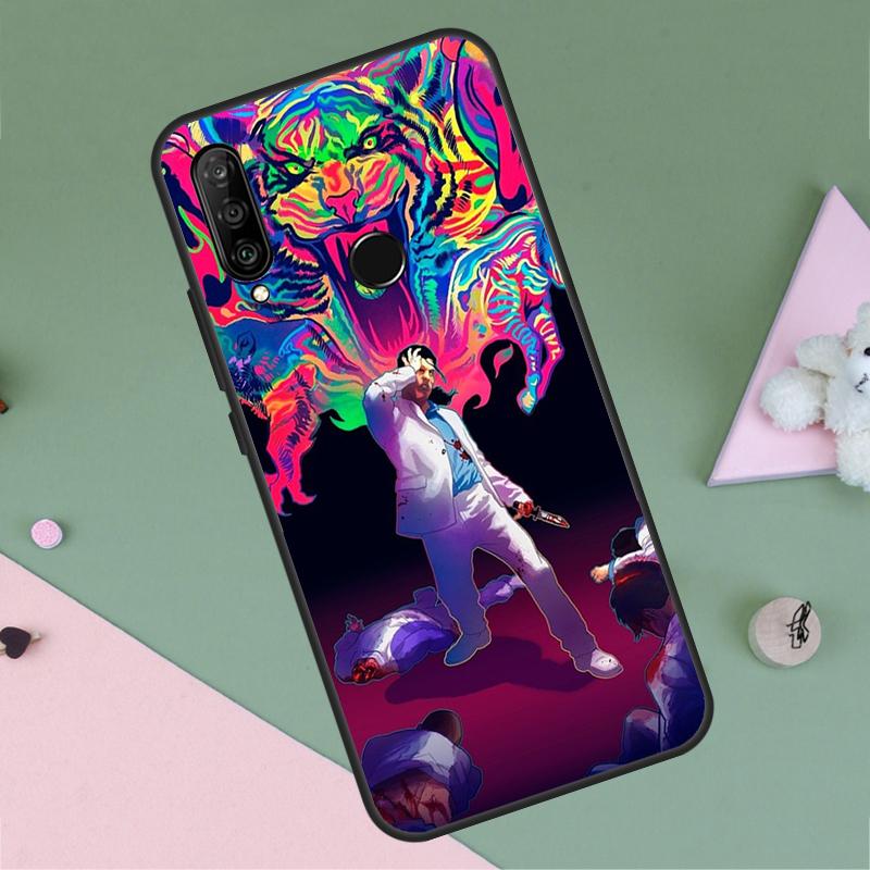 Game Hotline Miami For Huawei Nova 12i 12s 11i 8i 7i 9 10 SE Y90 Y60 Y70 Y72 Y61 Y91 P30 P40 Lite P60 Pro Case