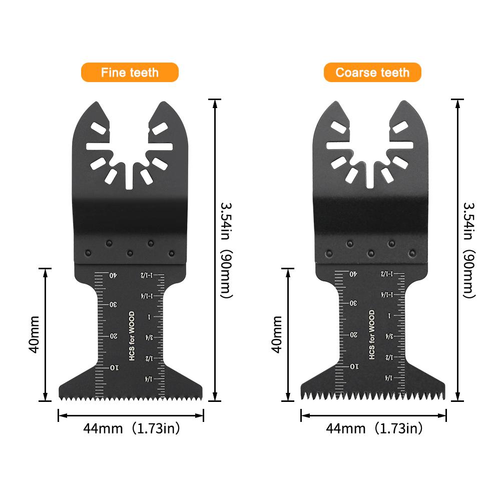 Schnellwechsel-Multitool-Zubehör Universell Dünnes Metall Holzschneiden Multifunktionale Schneidklingen Holz- und Metallschneiden
