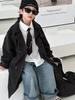 Boys' Mid-Length British Style Trench Coat - Spring/Autumn 2025 Fashion