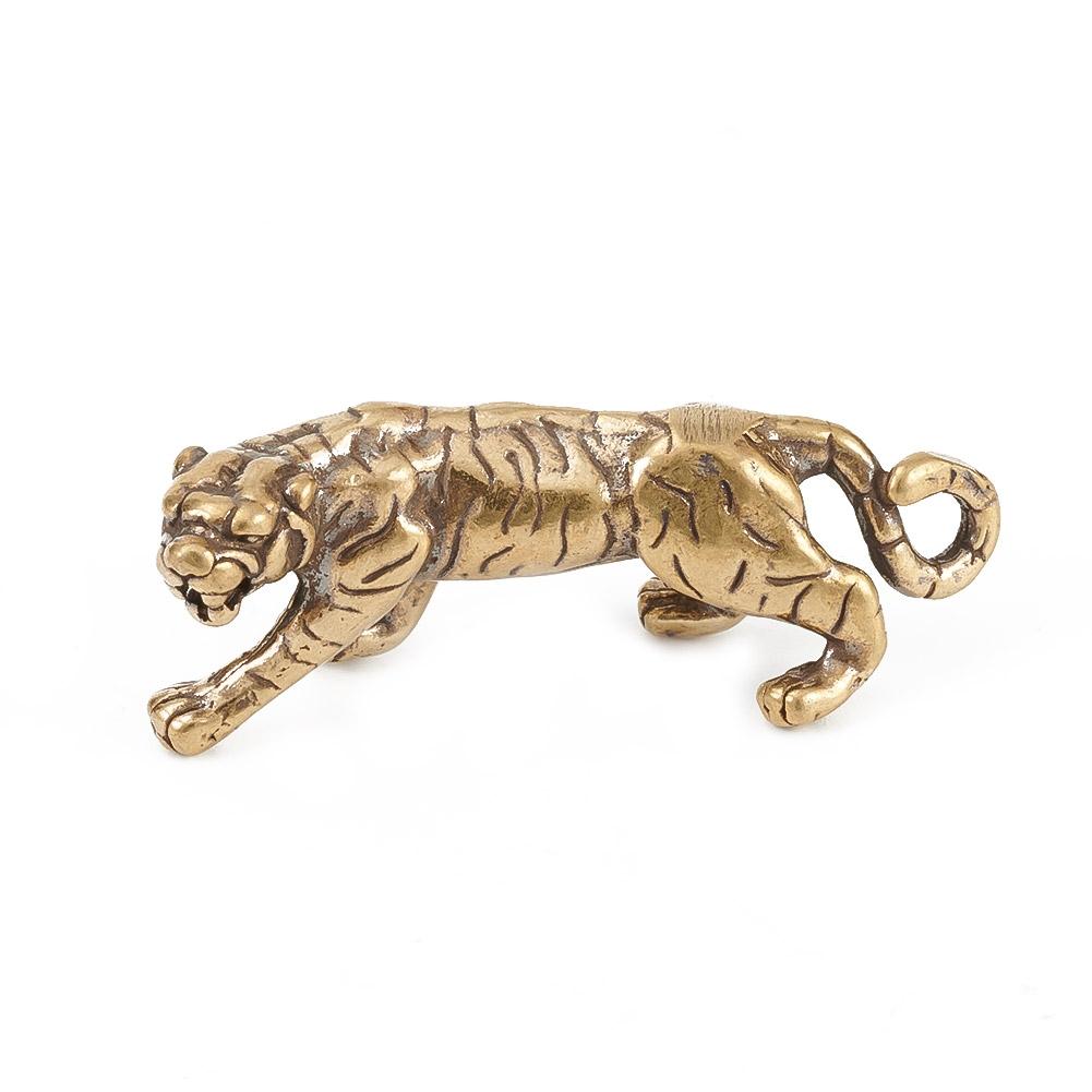 Pure Brass Ornaments Solid Vintage Old King Of Beasts
