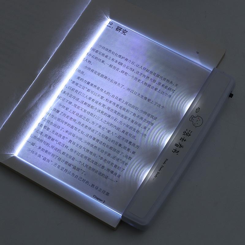 Multifunctional LED Reading Light: Eye-Caring, Flat Panel, Bedside Night Vision