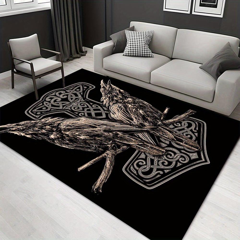 

1pc 22201284540 Pattern Carpet, Area Rug For Living Room Bedroom Room Bed Chair Laundry Entryway Corridor Yard Non-slip Outdoor Camping Rug 60cm by 90cm