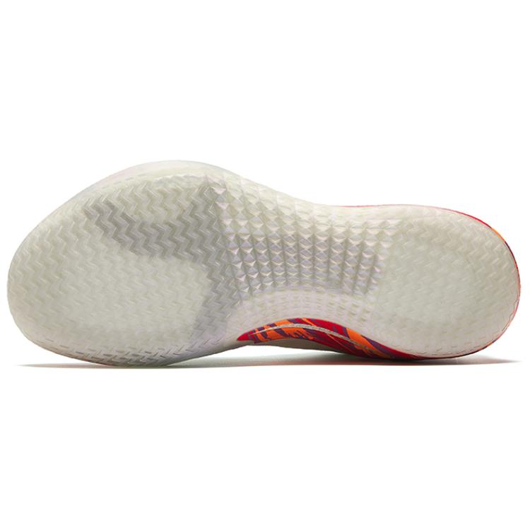 New Anta Assault 1st Generation Shock Absorbers Slip Resistant Low Top Basketball Shoes Men's White Black Red 112431108S-1