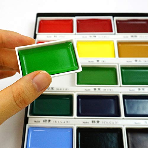 Kuretake Gansai Tanbi Paints, 24 Colors, MC20/24V