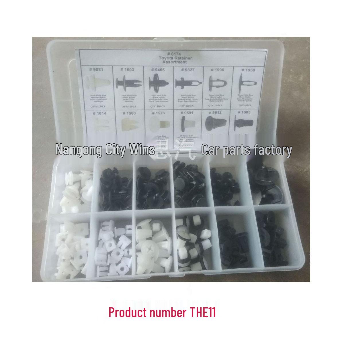 

146-Piece Snap-In Trim Panel Kit for Mitsubishi, Toyota, Nissan 73pcs Mixed Large Pack