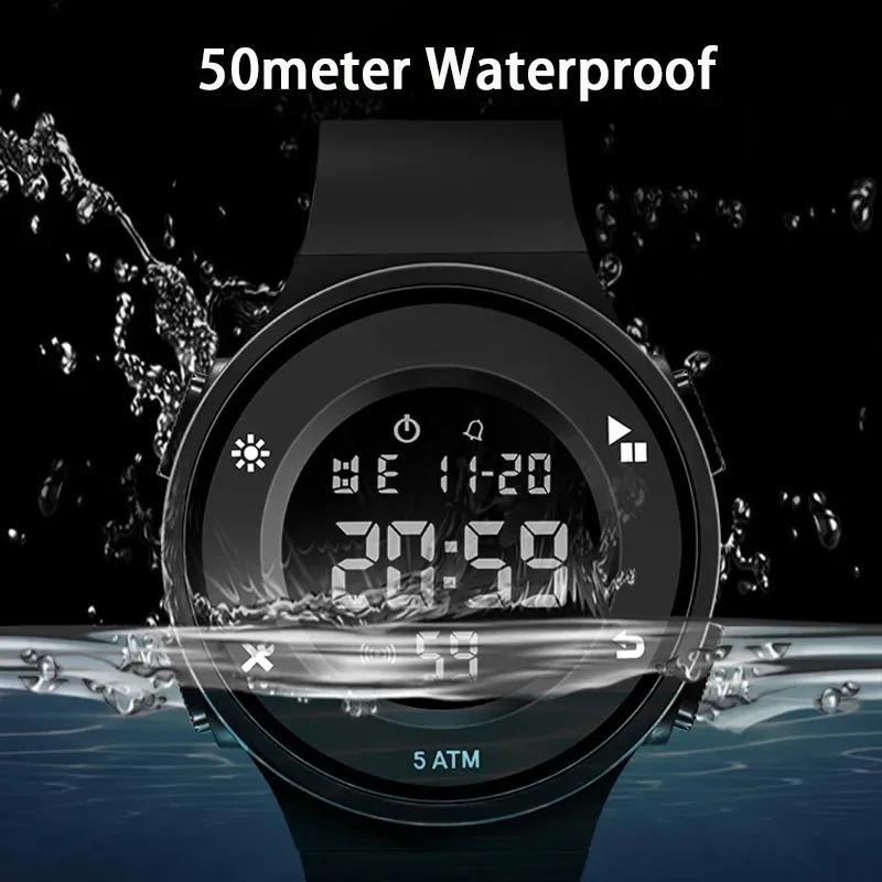 Men's Watch Sports LED Digital Watches Luminous Waterproof Multifunction Sport Clock Outdoor Military Wristwatch for Men Kids