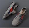 Men's Spring Canvas Zipper Shoes: Breathable, Versatile, Low-Top Sports Sneakers