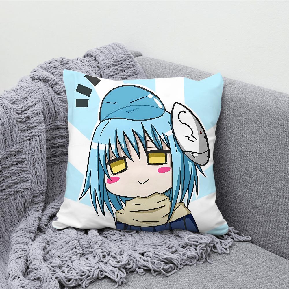 Cute Rimuru Tempest Pillow Case Soft Cushion Cases for Farmhouse Sofa Decor Home Decorations and Protector Pillow Case