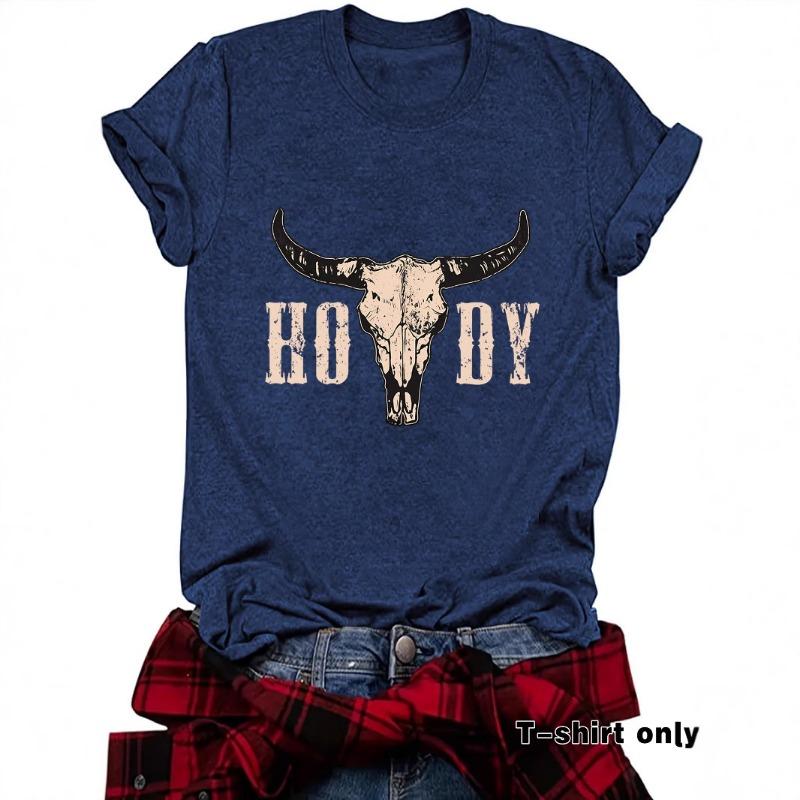 Women's Round-neck Short-sleeved Printed Summer New Comfortable T-shirt