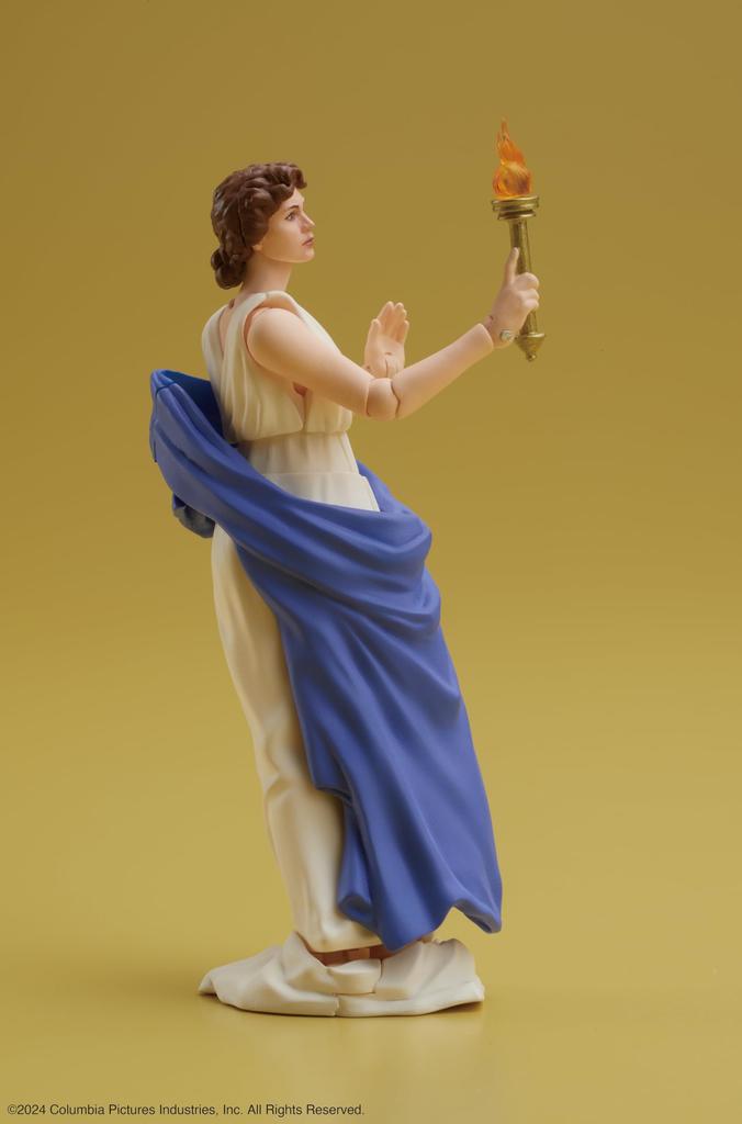 DIGACTION TORCH LADY OF COLUMBIA, approx. 80mm tall, non-scale, PVC, pre-painted, movable figure