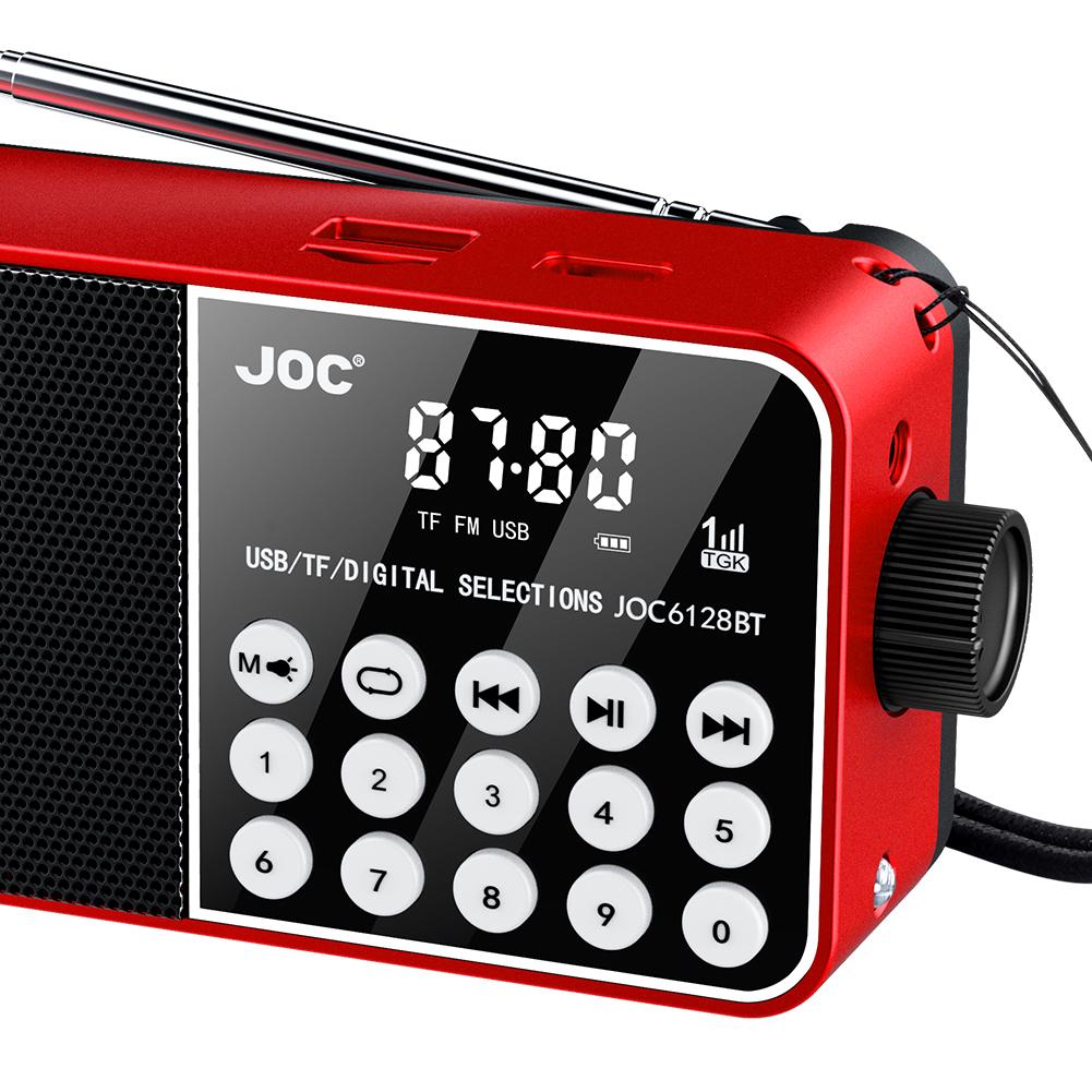 Wireless FM Portable Radio LED Digital Display Support TF Card MP3 Player USB Drive LCD Display Speaker