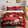 Merry Christmas and Happy New Year Bedding Bedding set (1 duvet cover, 2 pillowcases, duvet not included)