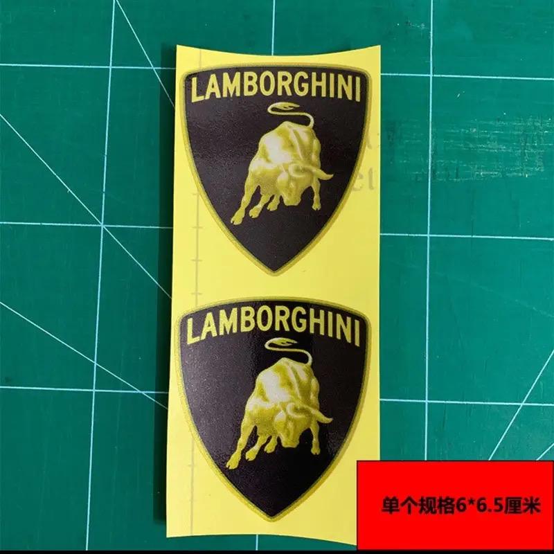 1pcs Car Emblems 3D Creative Stickers Waterproof Dirt-proof Sticker For Lamborghini Urus Huracan Aventador Premium Accessories