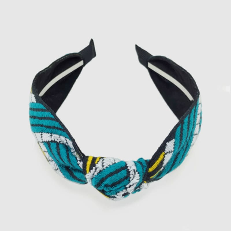 LALA Gitterknoten Haarband - Grün