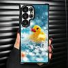 Резиновые Уточки Бассейн Мягкий Чехол Для Телефона Для Samsung Galaxy S26 Ultra S25 Edge S24 FE S23 Plus S22 S21 + S20 Покрытие Защита от Падения