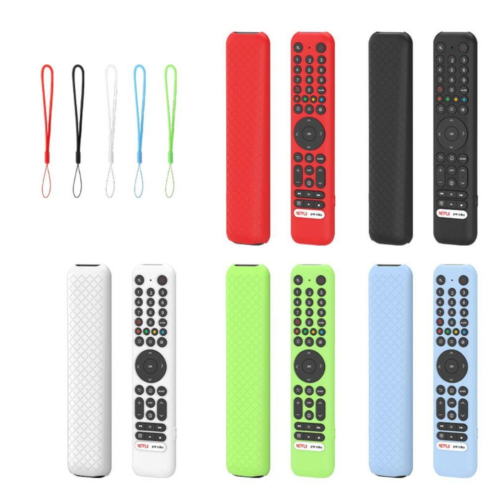 New Silicone Protective Case with Lanyard Protector Soft Shell Shockproof Remote Controller Cover for TCL RC716/RC833