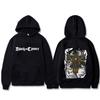 Manga Black Clover Graphic Printed Hoodies Vintage Oversized Hooded Sweatshirt Long Sleeves Soft Cotton Hoodie Men Women Clothes
