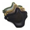 Carbon Steel Half Face Wire Mask Adjustable Steel Mesh Mask Metal Face Mask  Outdoor Sports