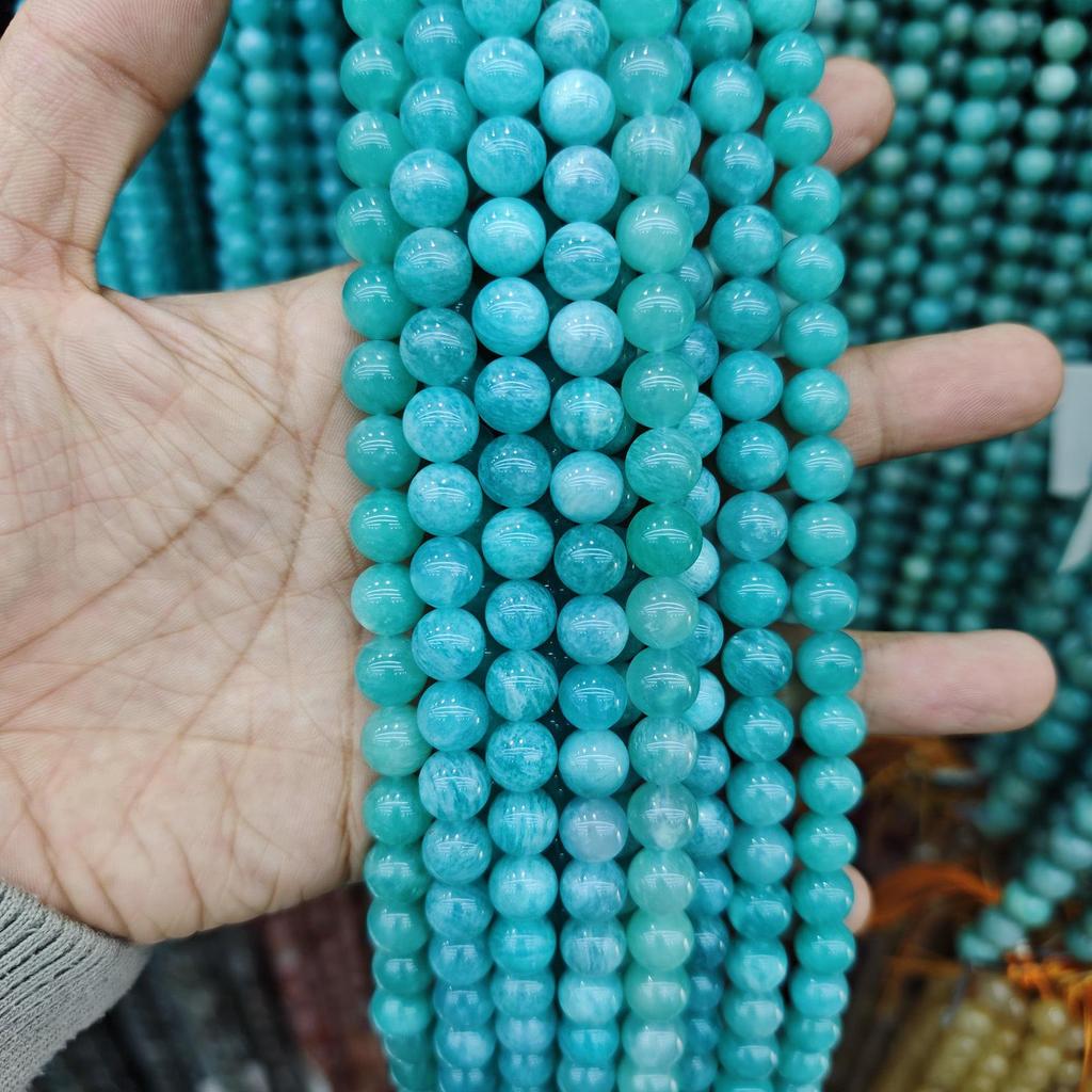 Blue Series Aquamarine & Blue Lace Agate Natural Stone Beads for DIY Jewelry