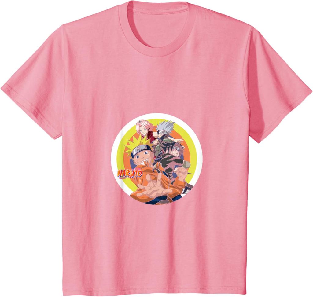 Naruto Shippuden Classic Group Character Art With Circles Tshirt